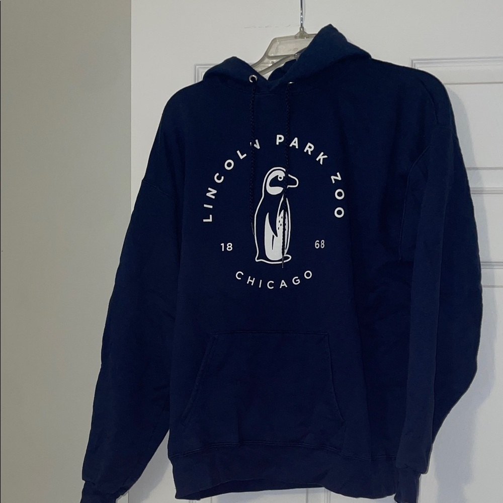 Hanes Dark Blue Zoo Penguin Hoodie
